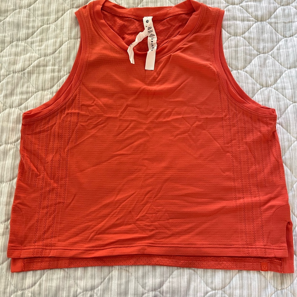 lululemon athletica Vibrant Orange Tank Top